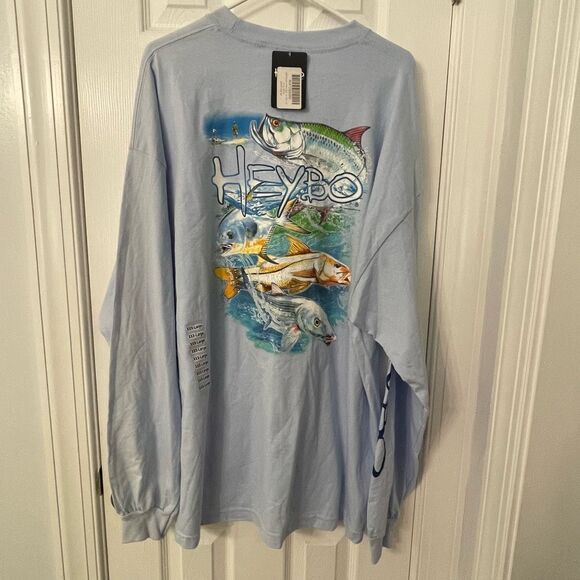 Heybo “Southern By Choice” Fishing Long Sleeve Shirt XXXL - Picture 1 of 7